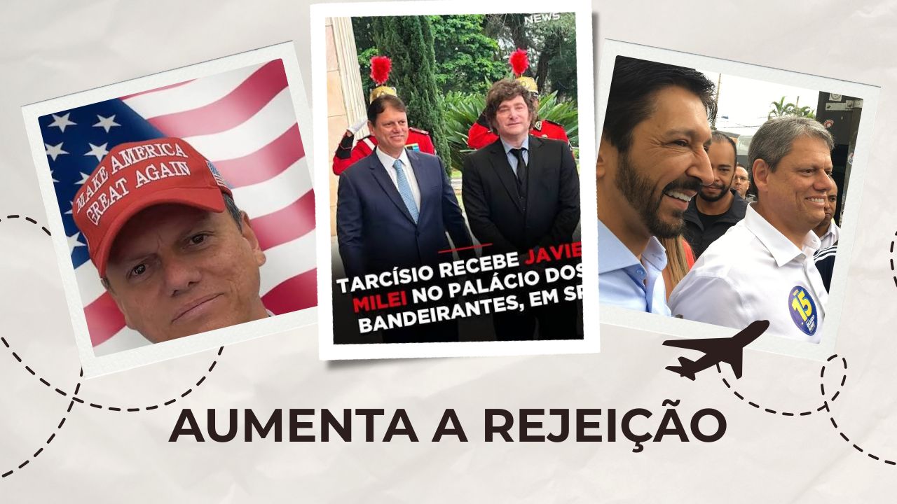 Governo Federal prepara reação a Milei; Aumenta Rejeição de Tarcísio e Ricardo Nunes
