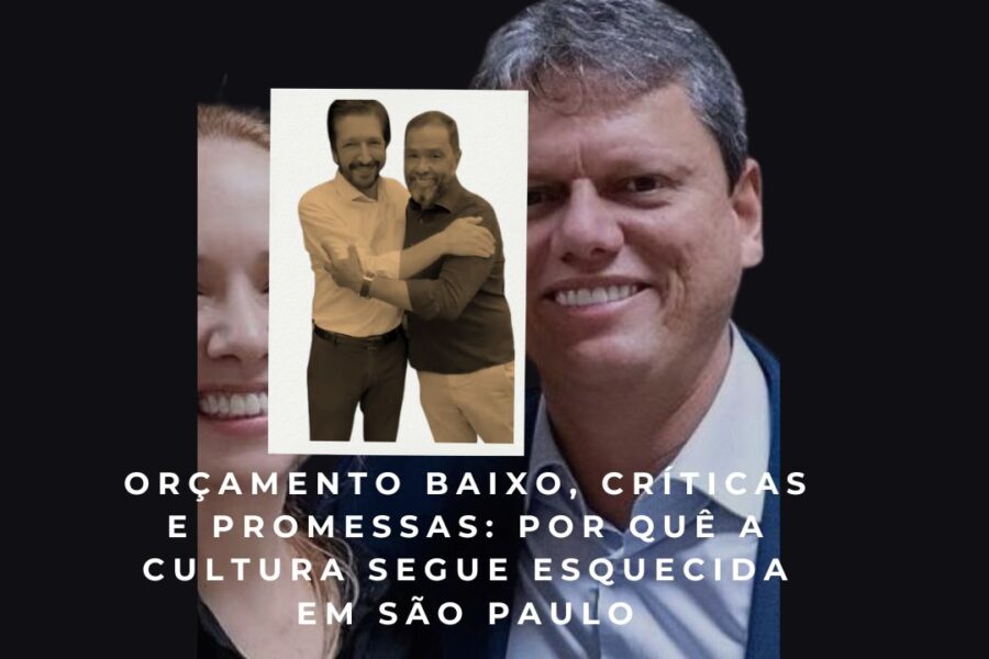 R$ 37 milhões destinados à cultura sem uso, por Nunes; Tarcísio abre crédito e não usa