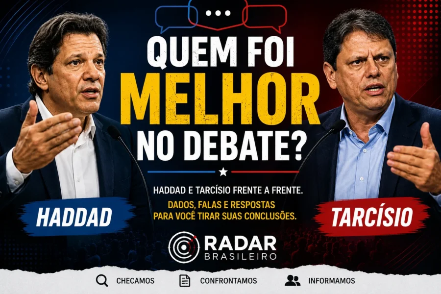 DEBATE GOVERNO DE SP: QUEM VENCEU? Veja a checagem completa dos candidatos