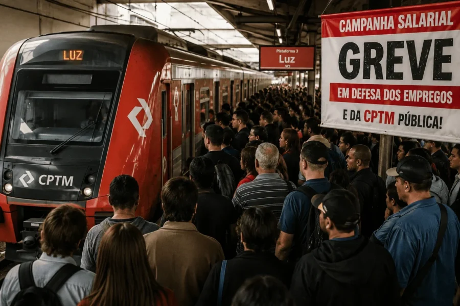 CRISE NA GESTÃO TARCÍSIO: Greve da CPTM afeta milhares de passageiros em São Paulo