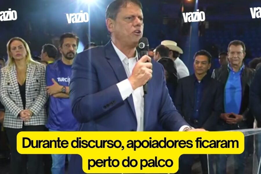 FLOPOU: Esvaziamento de ginásio marca a convenção de Tarcísio de Freitas; Especialistas classificam como “Debandada”