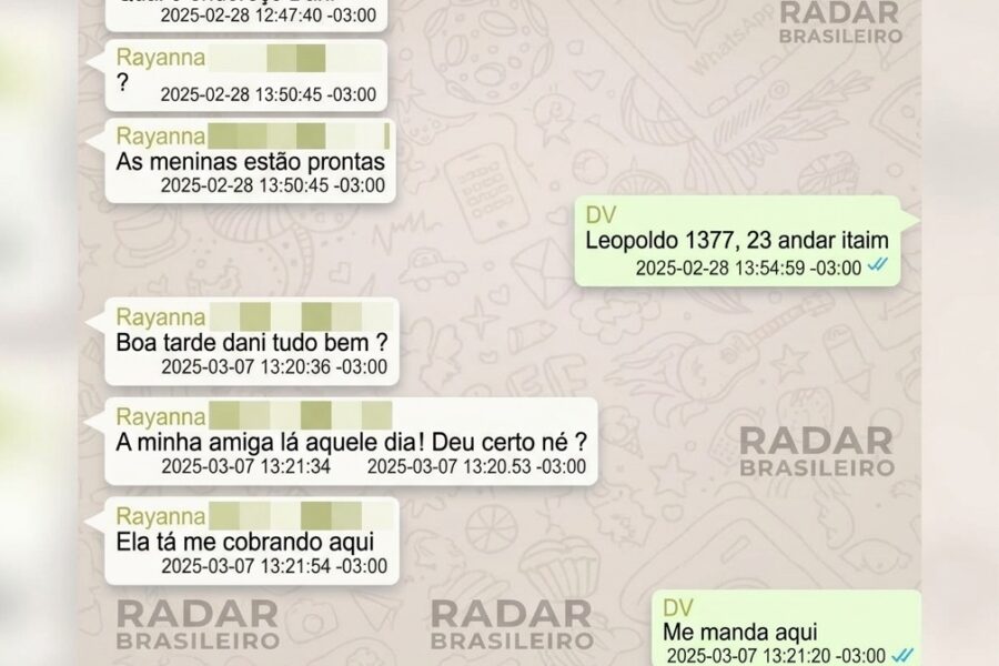 CELULAR: Daniel Vorcaro bancou garota de programa por R$10 mil pra ministro Nunes Marques, diz PF