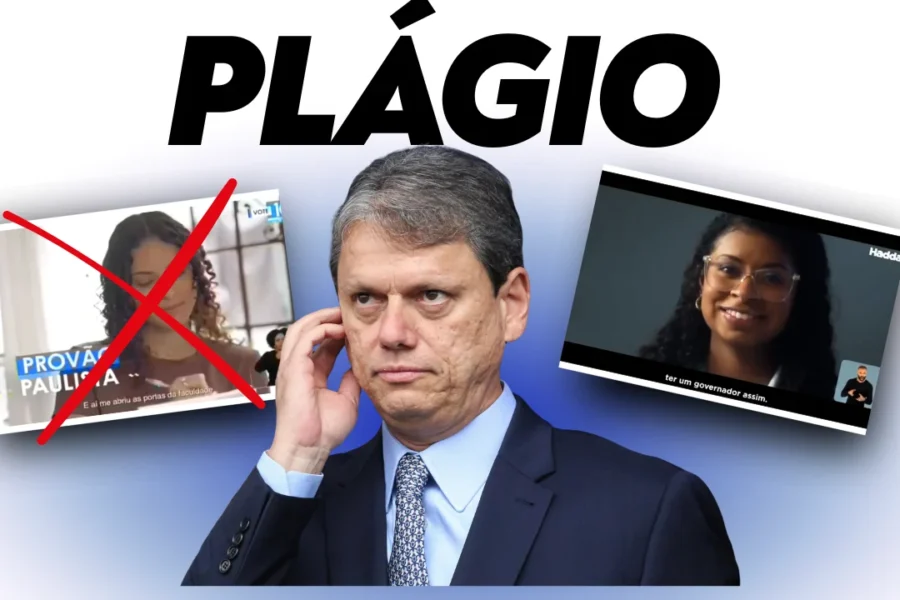 EXCLUSIVO: Tarcísio copia propaganda de Haddad na ‘Cara de Pau’ pra enganar o eleitor