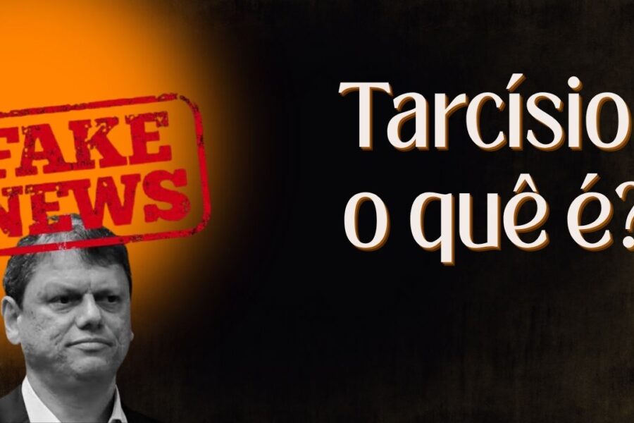 PROPAGANDA ENGANOSA: Tarcísio vende um mundo que não é real e prega mentira eleitoral com jovens