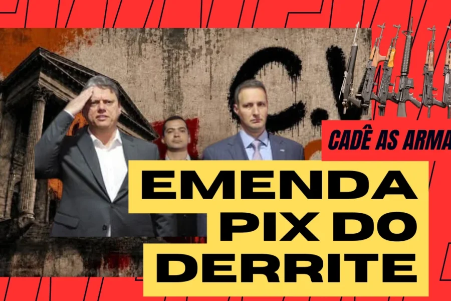 EXCLUSIVO: R$ 2,2 milhões chegam ao governo e Tarcísio não compra armas; dinheiro some