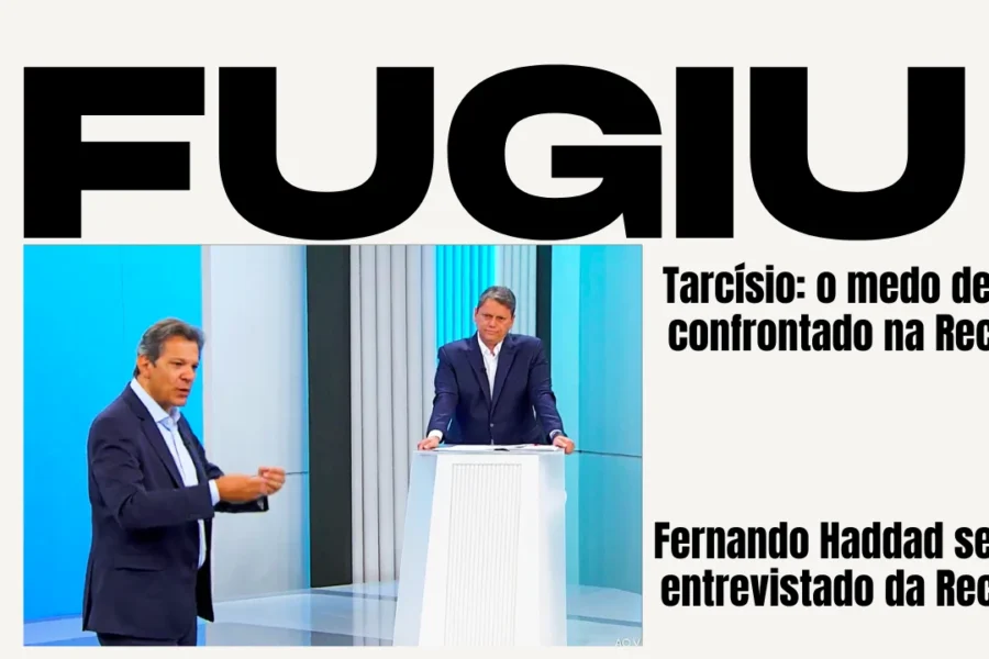 Tarcísio cancela debate nesta 2ª feira na Record pra não responder sobre PCC, Karina da Gama e Emenda PIX