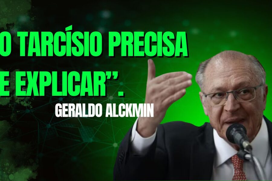 Alckmin cobra investigação sobre Tarcísio e Banco Master e diz: “Traga a verdade”