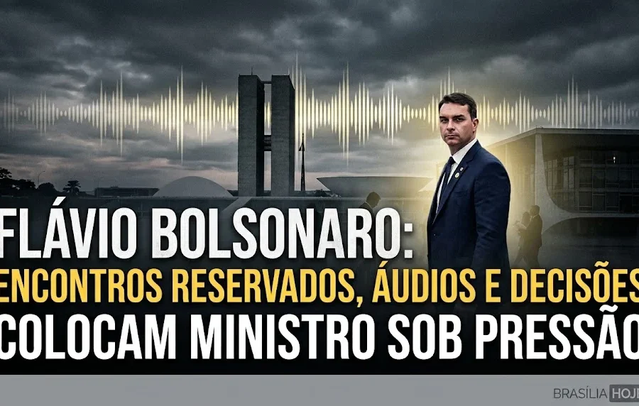 A teia entre André Mendonça, Daniel Vorcaro e Flávio Bolsonaro: encontros reservados, áudios