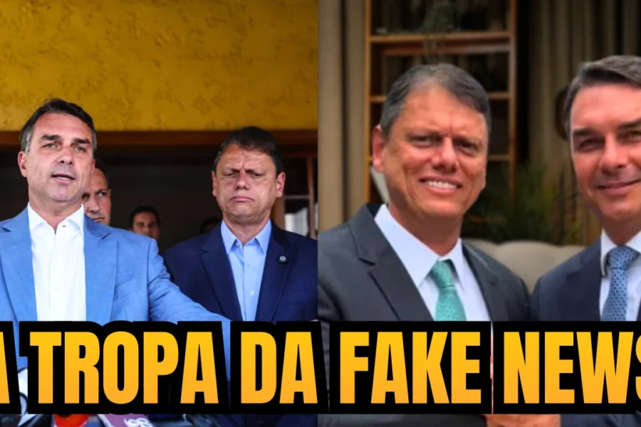 TSE MANDA FLÁVIO RETIRAR MENTIRA SOBRE LULA; TARCÍSIO TAMBÉM DIVULGA FAKE NEWS