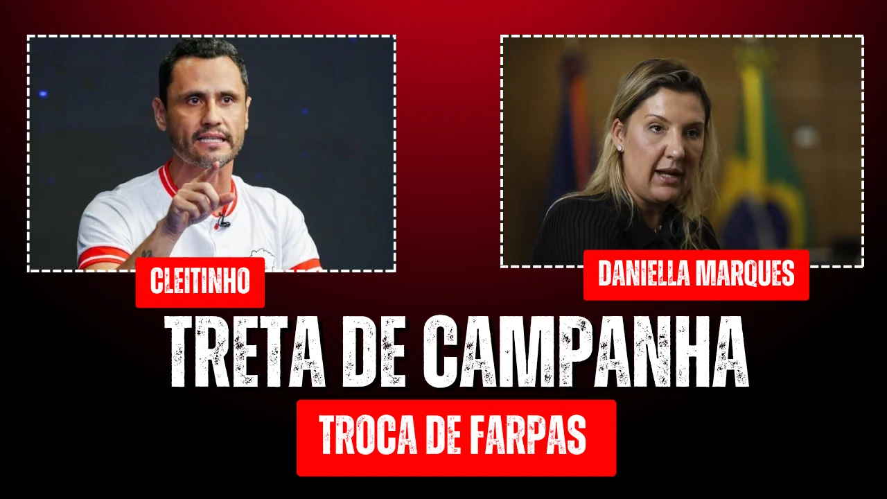 Racha nos bastidores: Cleitinho e Daniella Marques entram em rota de colisão na campanha de Flávio