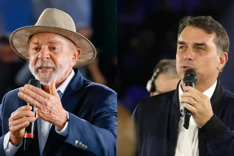 PESQUISA VOX BRASIL: LULA APARECE NA FRENTE DE FLÁVIO BOLSONARO NO 2º TURNO